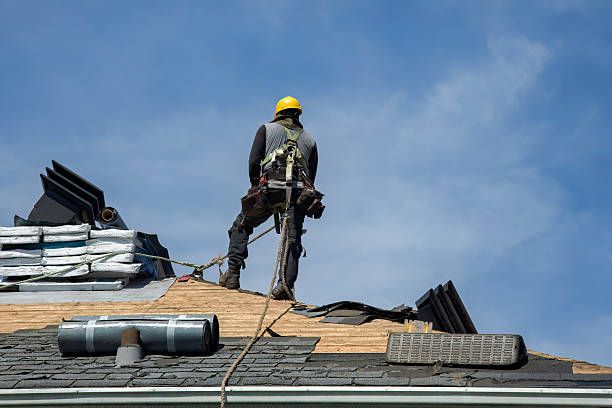 Professional Roofing technician working in Haslet, TX